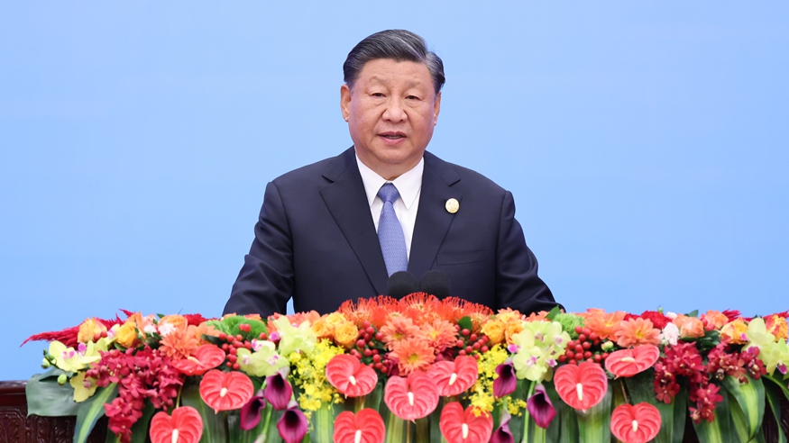 Przemówienie programowe Xi Jinpinga na ceremonii otwarcia III Forum Pasa i Szlaku na rzecz Współpracy Międzynarodowej