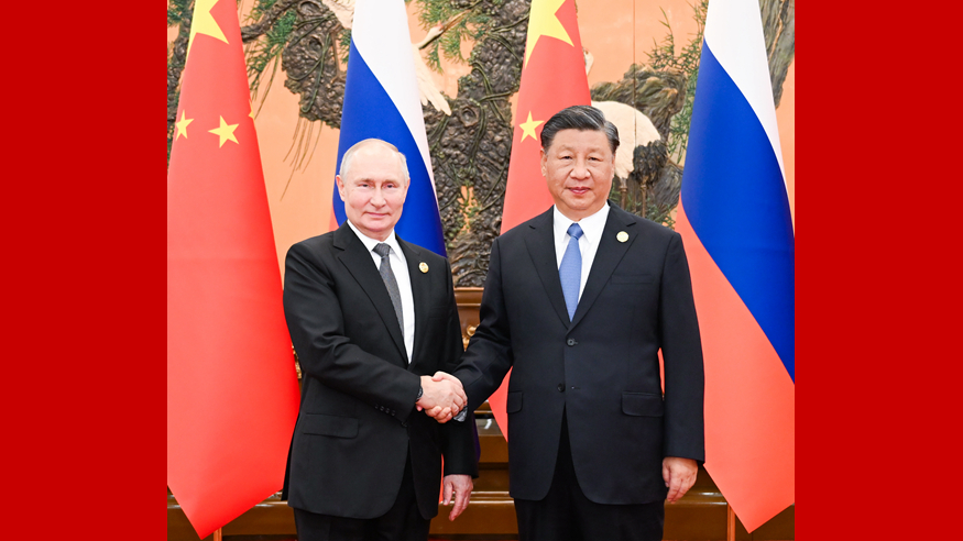 دیدار روسای جمهور چین و روسیه در پکنا