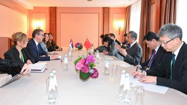 دیدار رئیس جمهور صربستان با وزیر خارجه چینا