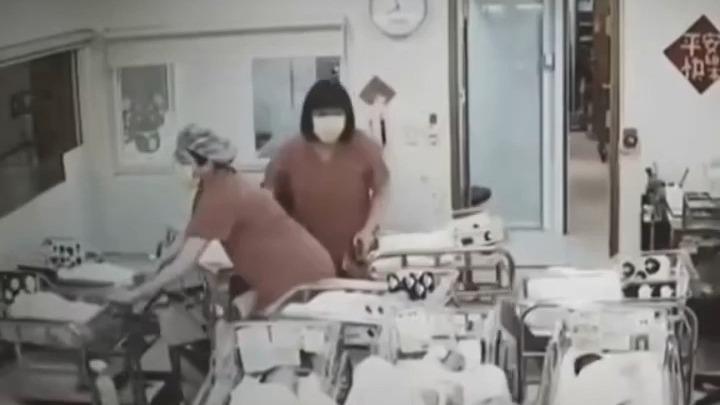 ویدئو| پرستاران شجاع چینی اینگونه از نوزادان هنگام زلزله مراقبت کردندا