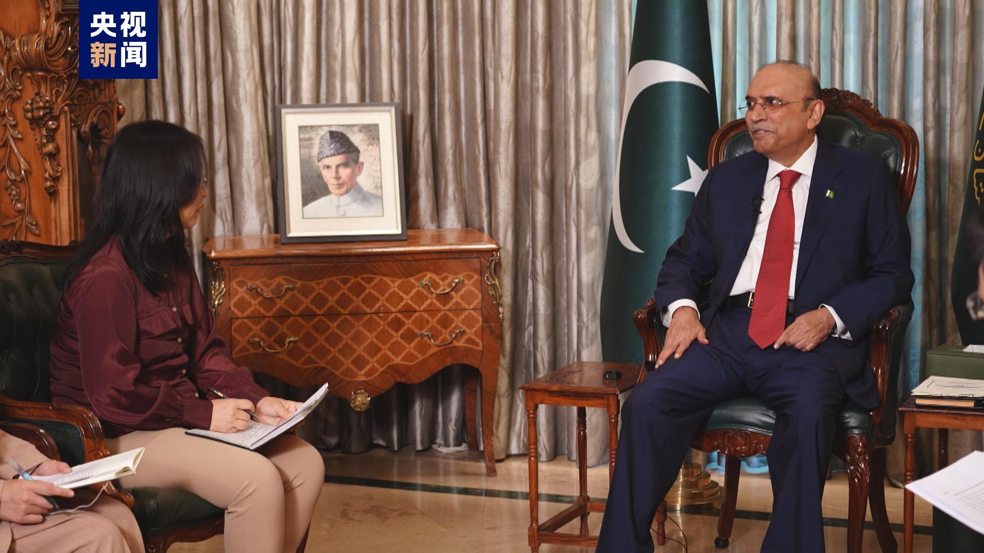 चाइना मिडिया ग्रुपद्वारा पाकिस्तानी राष्ट्रपतिसँग अन्तर्वार्ता