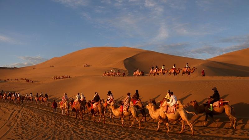 Pemandangan Indah Bak Lukisan di Dunhuang