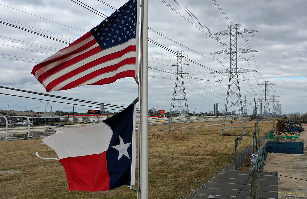 Rrjeti i shpërndarjes së elektrikut, shtet Teksas(Foto:VCG)