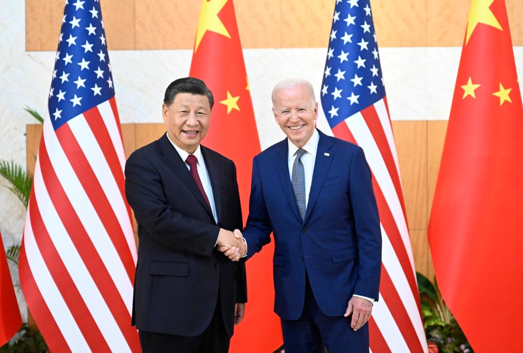 Xi Jinping takohet me homologun amerikan Joe Biden(Foto:Xinhua)