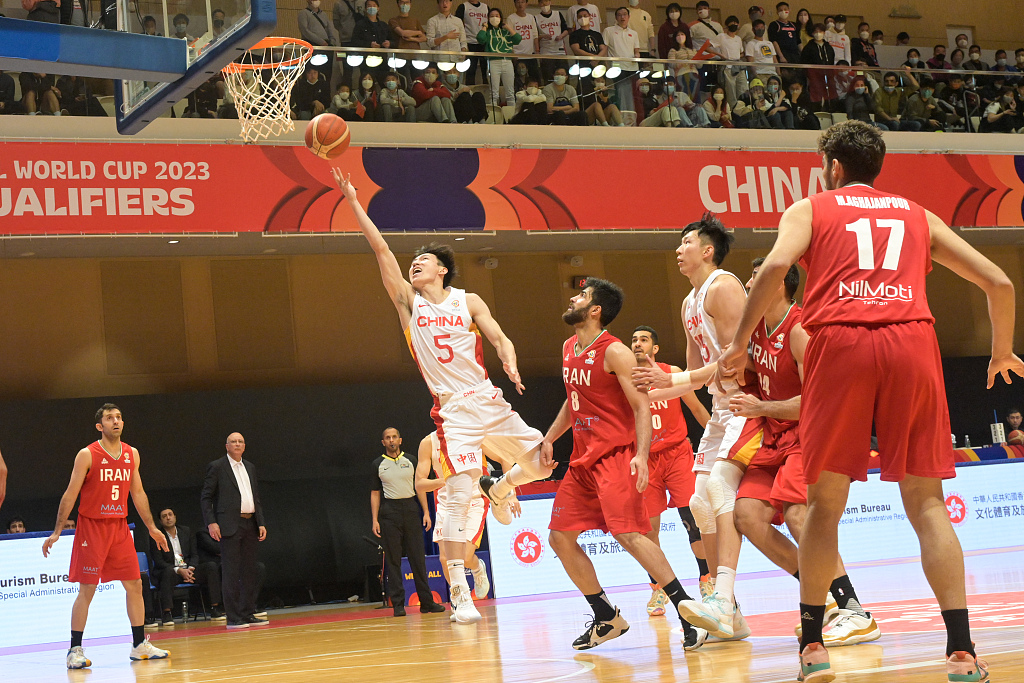 Partida China-Iran, în preliminariile Cupei Mondiale de Baschet FIBA 2023 (26 martie 2023)(Foto: CFP)