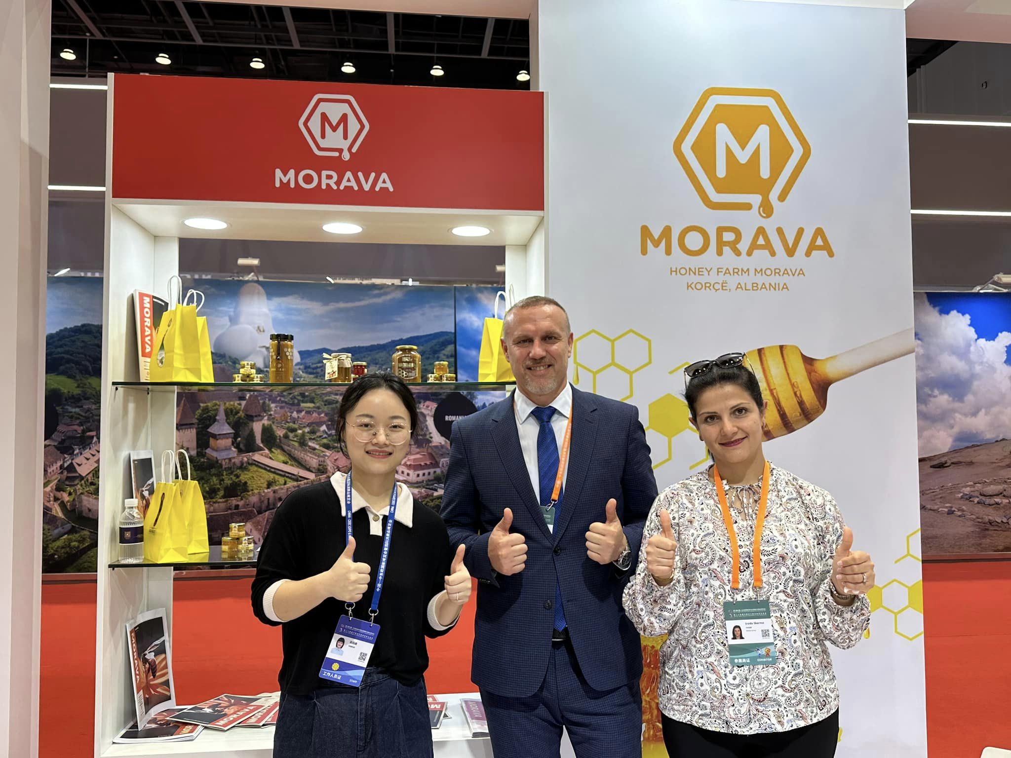 Kompania shqiptare Morava në Panair (Foto Ambasada e Kinës në Facebook)