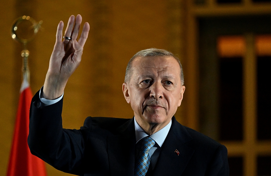 Recep Tayyip Erdogan, reales în funcția de președinte al Turciei(Foto: CFP)