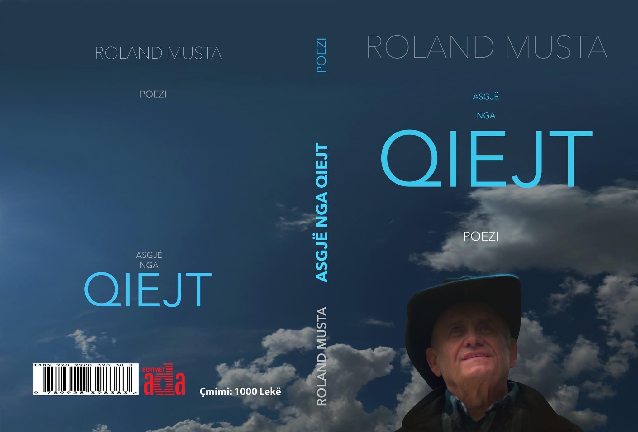 Kopertina e librit te poetit Roland Musta (Facebook)