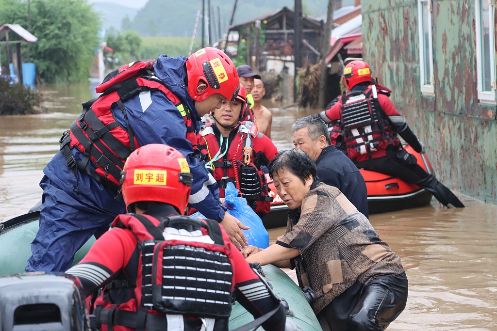 Puna e shpëtimit në provincën Heilongjiang( Foto:VCG)