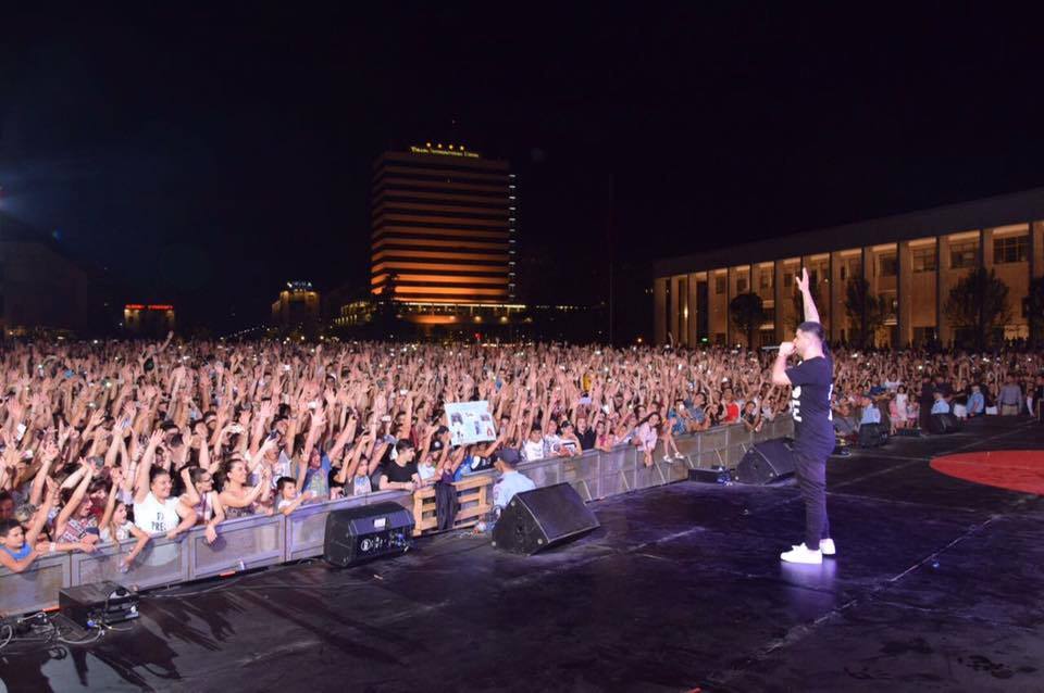 Koncerti i Noizy-t në Tiranë (Foto Telegraf)