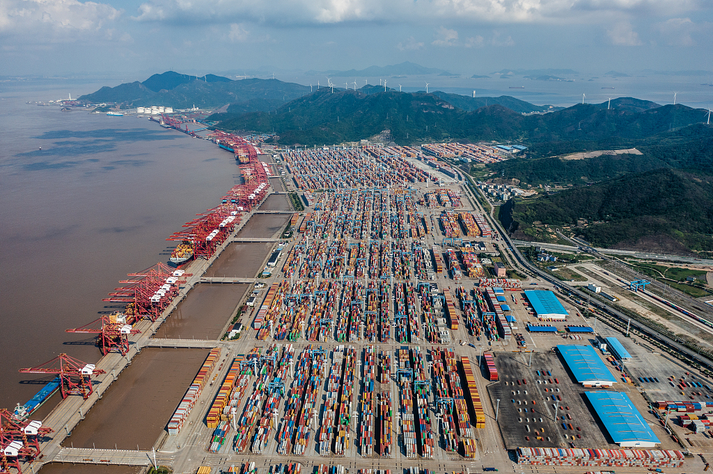 Porti i qytetit Ningbo(Foto:VCG)