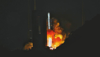 จีนส่งดาวเทียมแบบจีอีโอดวงแรกของระบบเป๋ยโต่ว-3 เป็นผลสำเร็จ