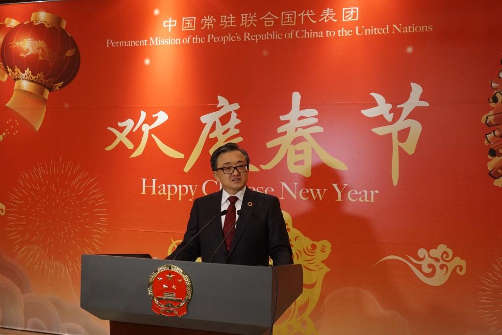 ​البعثة الصينية لدى الأمم المتحدة تقوم بحفل استقبال  بمناسبة حلول عيد الربيع