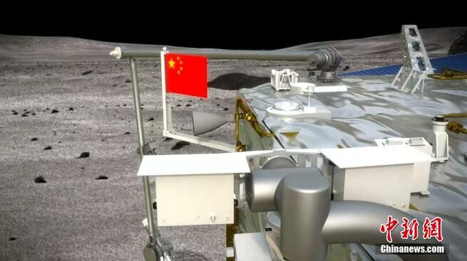 中国国旗が月面上陸、裏にあるハイテクとは？