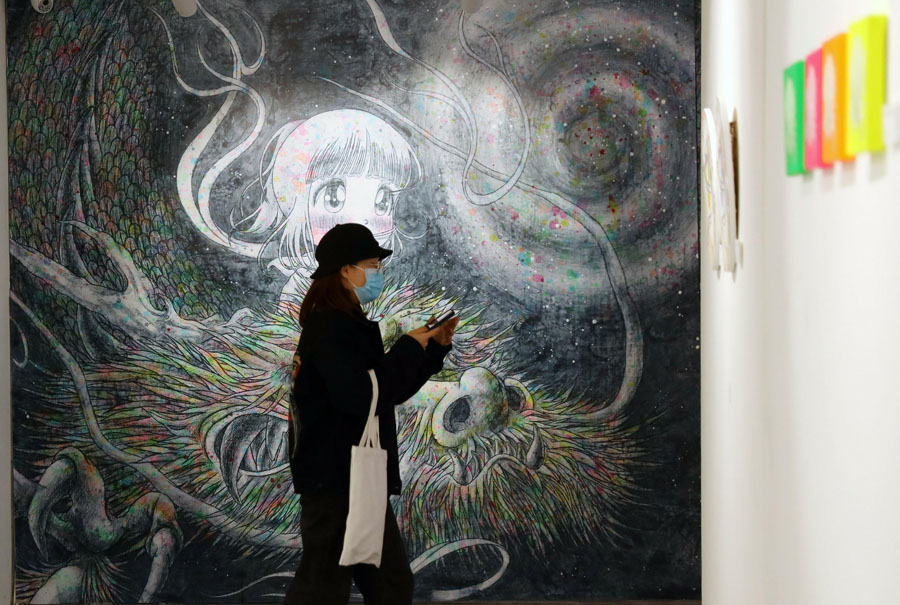 日本人現代アーティストの個展が北京の798芸術区で開幕_fororder_photo0311-2-2