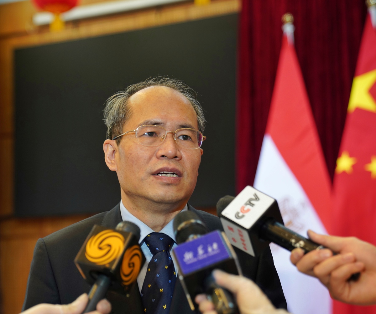 سفارة الصين لدى مصر تطلق تعطيم لقاحات كوفيد -19 لمواطنين صينيين_fororder_xiao