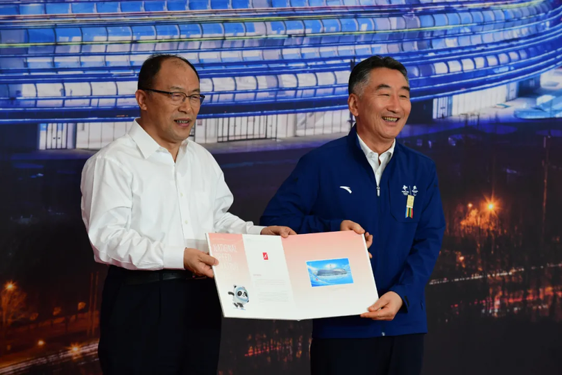 จีนเปิดตัวแสตมป์ที่ระลึกสนามแข่งขันกีฬาโอลิมปิกฤดูหนาวปักกิ่ง 2022_fororder_微信图片_20210623170526