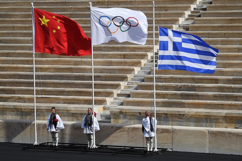 पैचिङ हिउँदे ओलम्पिक ज्योति हस्तान्तरण समारोह ग्रीसमा आयोजित_fororder_3