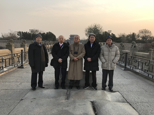 「村山談話を継承し発展させる会」のメンバーが訪中=北京