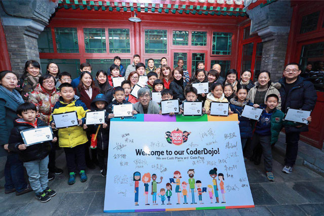 子ども向け「コーダー道場」、阿部和広氏の理念に惹かれ北京で開催