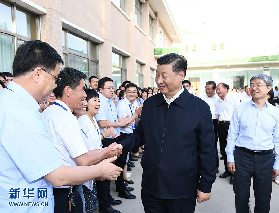 चीनका राष्ट्राध्यक्ष सी चिनफिङद्वारा कान सु प्रान्तको निरीक्षण