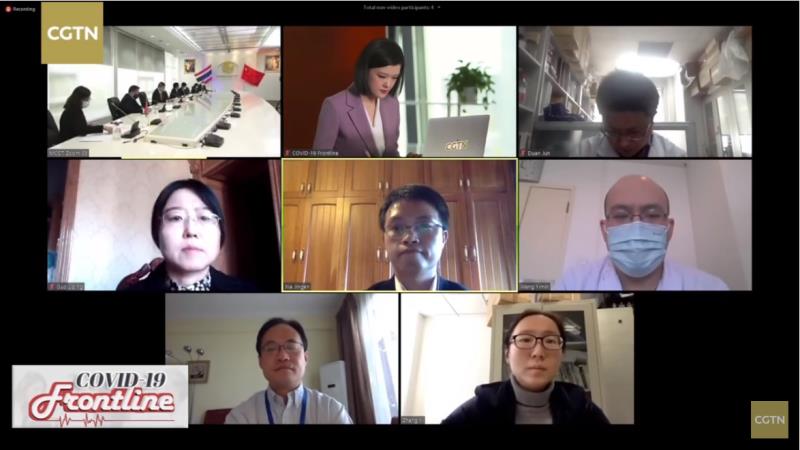 चीन र थाइल्याण्डका चिकित्सा विशेषज्ञहरुद्वारा कोरोना भाइरस प्रतिरोध अनुभवबारे वैचारिक आदान-प्रदान
