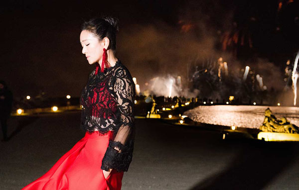 Dubes Pertukaran Kebudayaan Tiongkok-Perancis Gong Li Hadiri Pasta Malam di Istana Versailles